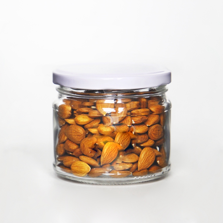 300ml 10oz Squat Round Food Jam Glass Jars Glass Containers For Honey Storage