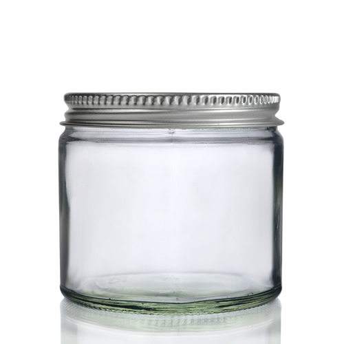 300ml/10oz Wide Mouth Airtight Round Sealed Storage Clear Glass Weed Jar With Lid