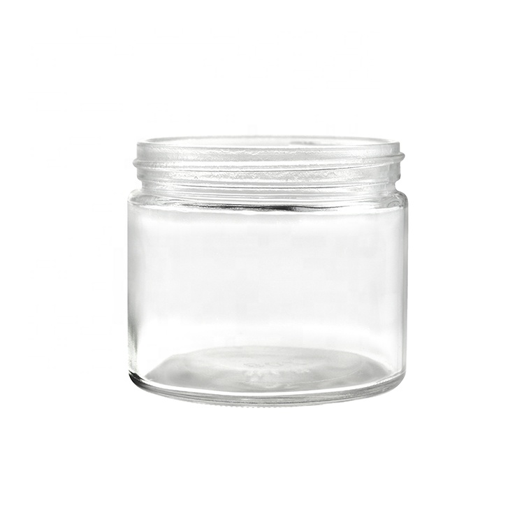 300ml/10oz Wide Mouth Airtight Round Sealed Storage Clear Glass Weed Jar With Lid