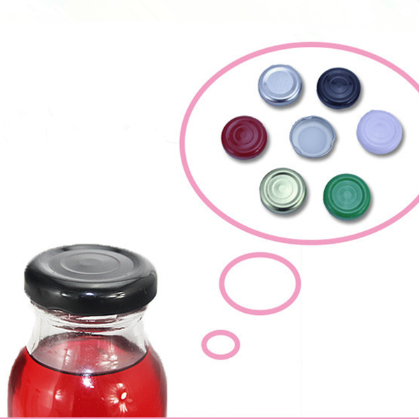 300ml 10oz empty bubble tea bottle transparent water glass juice bottles with colored metal lid