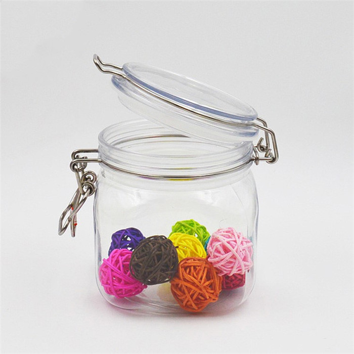 300ml 10oz plastic candle/cookie/candy jar with lid food container candle holder wholesale