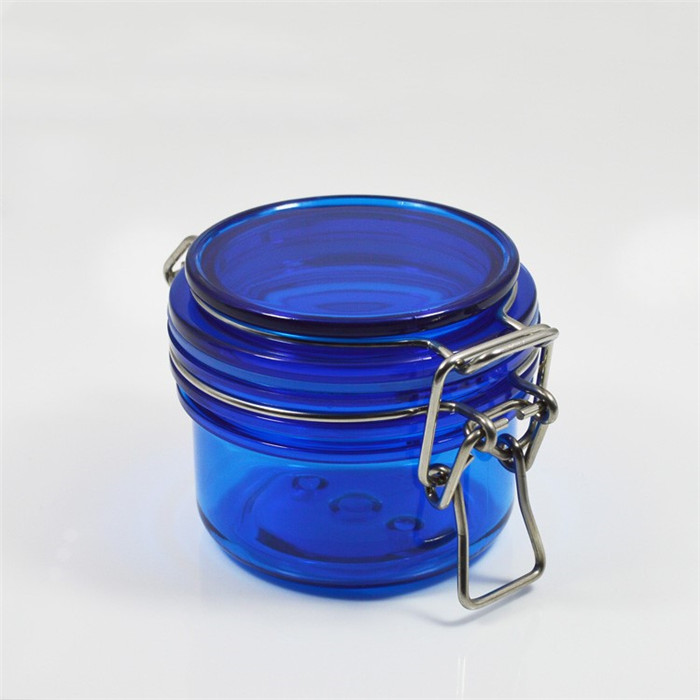 300ml 10oz plastic candle/cookie/candy jar with lid food container candle holder wholesale