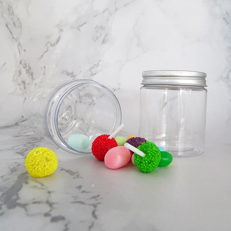 300ml 120 g 14oz food grade honey cookie mini candy packing plastic jar container