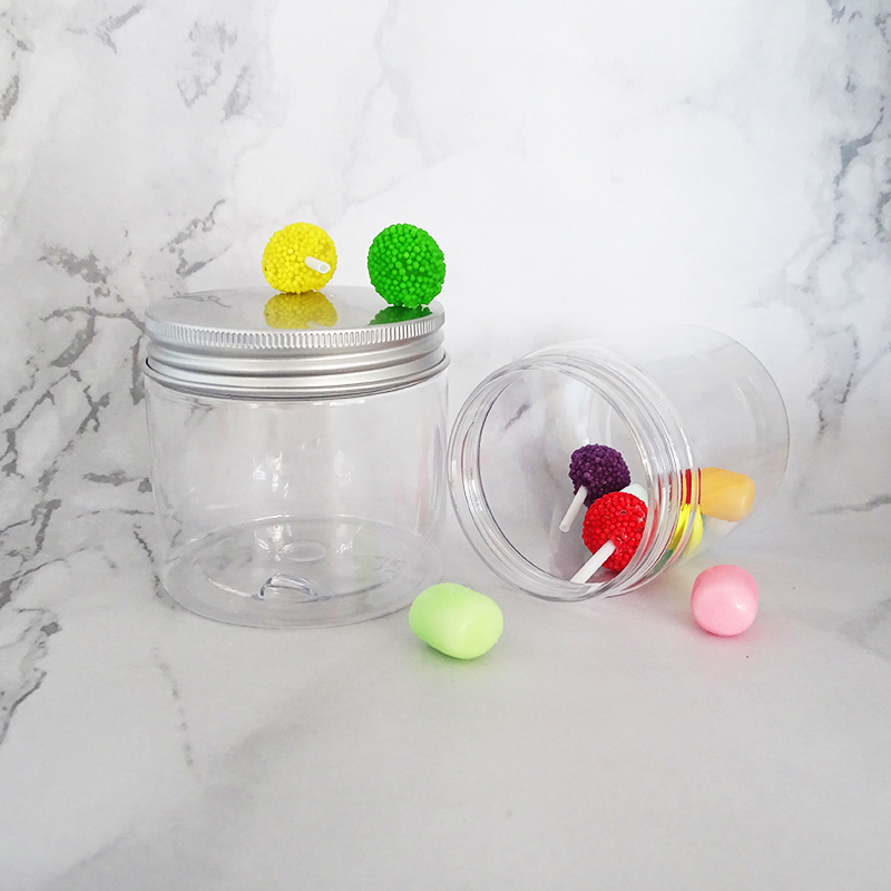 300ml 120 g 14oz food grade honey cookie mini candy packing plastic jar container