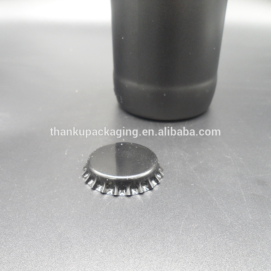 300ml 12oz black matte beer glass bottle wholesale custom logo