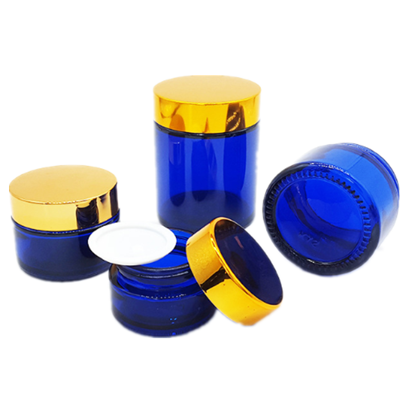 300ml 200ml 250 ml 8 oz 50 ml 15g gold luxurious cosmetics heavy glass jar black matte white 50 g