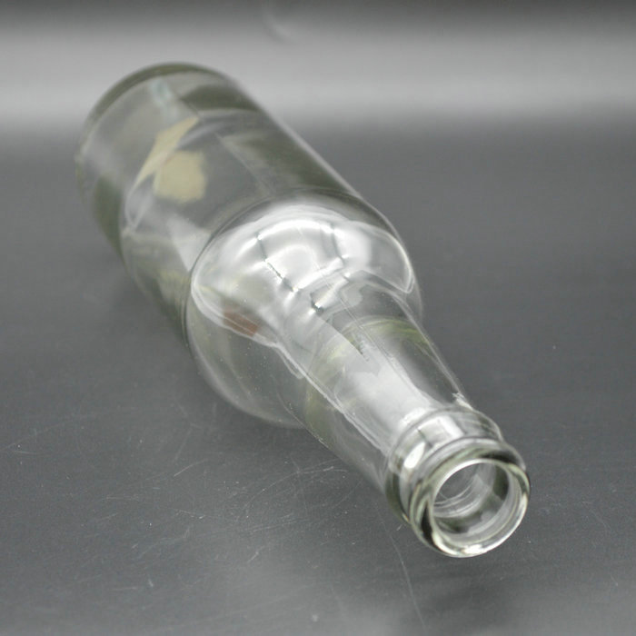 300ml 330ml Empty Clear Round Beer Bottle / Soda Water Glass Bottle with Screw Cap