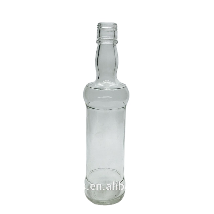 300ml 375ml 500ml cocktail glass wine bottle with alum screw cap factory manufacturer