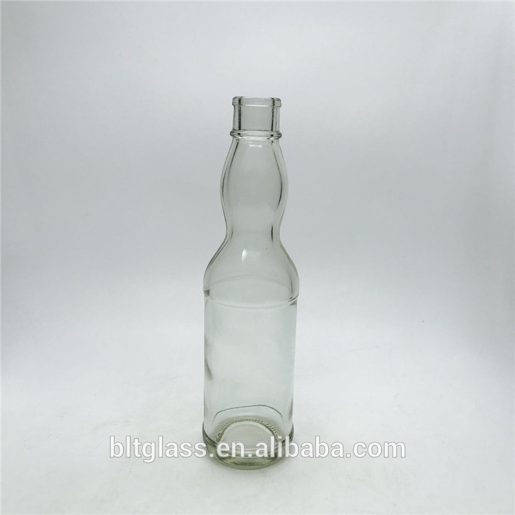 300ml 375ml 500ml cocktail glass wine bottle with alum screw cap factory manufacturer