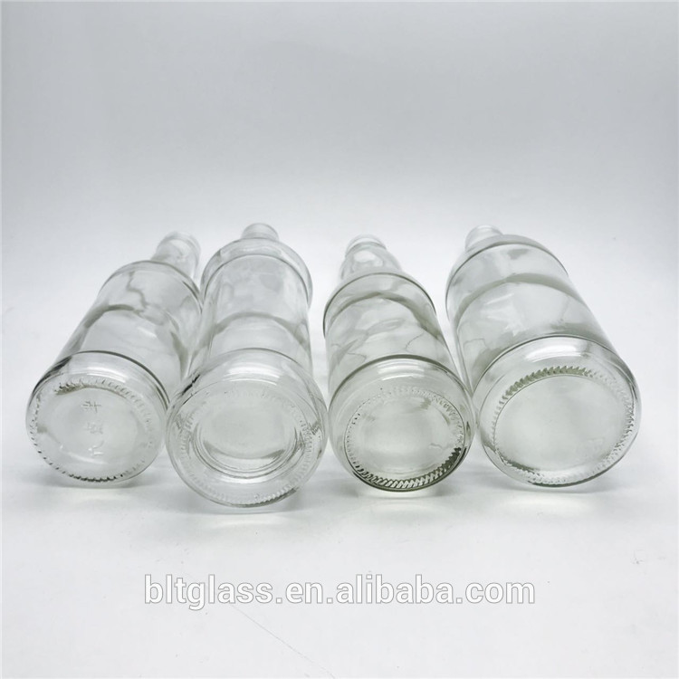 300ml 375ml 500ml cocktail glass wine bottle with alum screw cap factory manufacturer