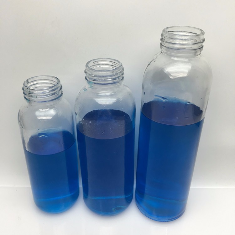 300ml 400ml 500ml Empty glass water milk tea bottle with screw cap