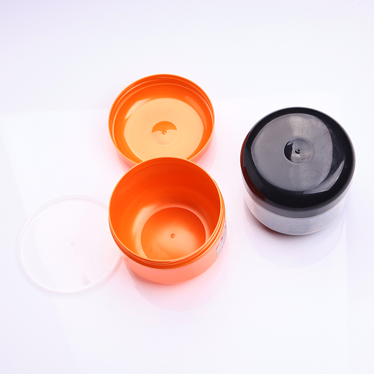 300ml 500ml Wholesale Customized Plastic Hair Care Jar Packaging