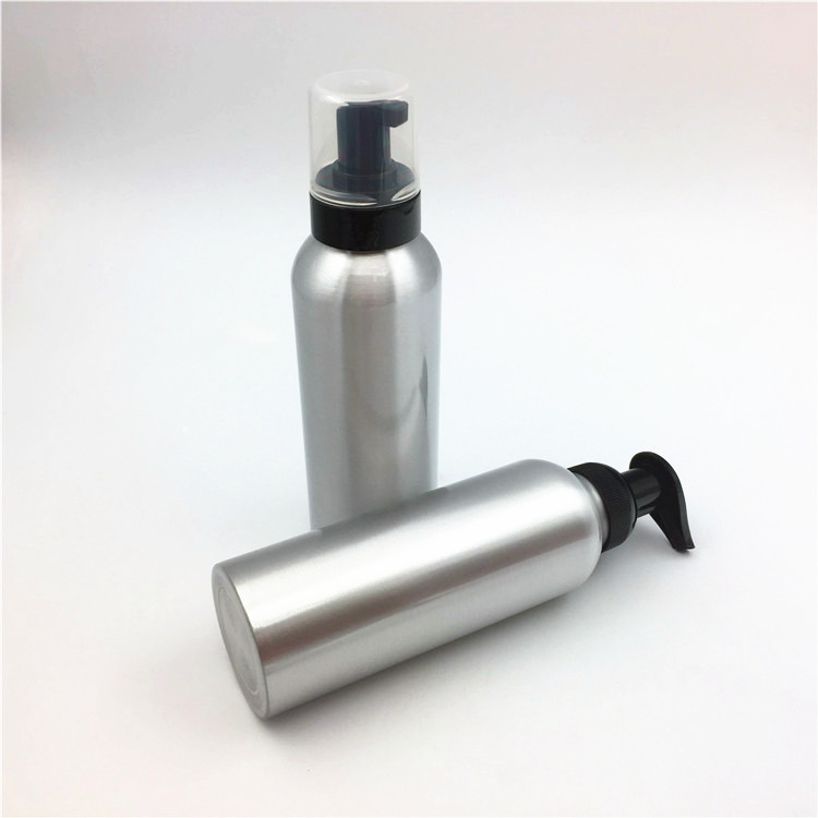 300ml 500ml metal aluminum bottle with neck size 40mm 42mm and foam pump
