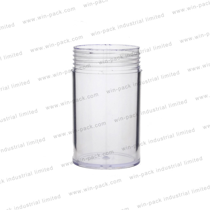 300ml 600ml luxury clear acrylic jar for cosmetic cream sample packaging