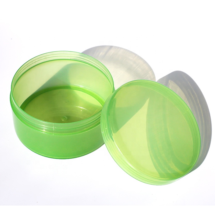300ml PP Plastic Cosmetic face cream jar Cream Jars Aloe Vera Gel clear plastic cream jar