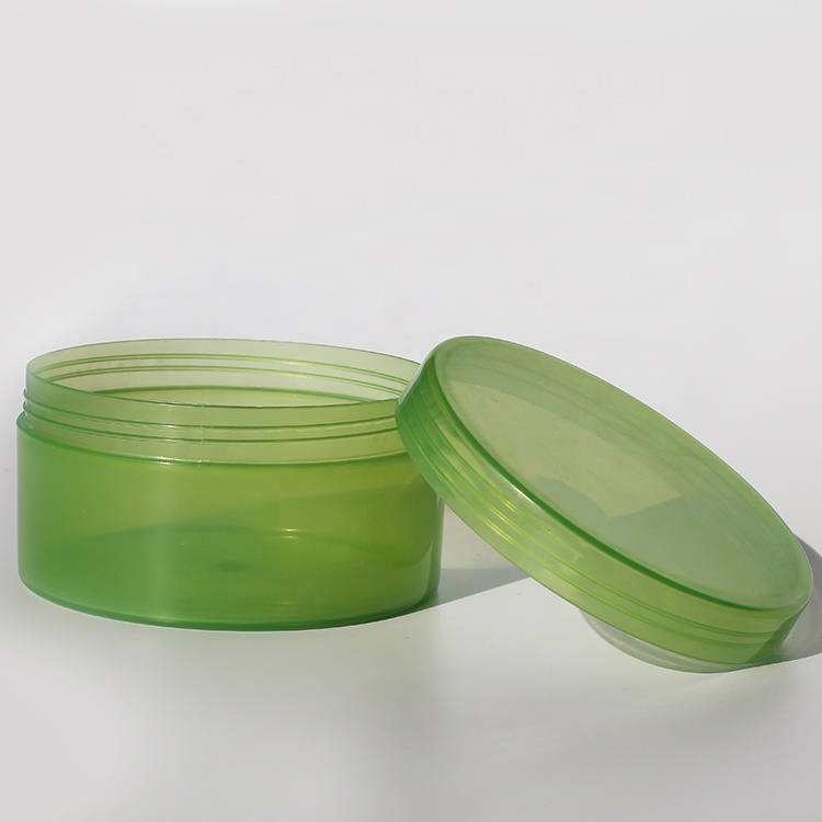 300ml PP Plastic Cosmetic face cream jar Cream Jars Aloe Vera Gel clear plastic cream jar