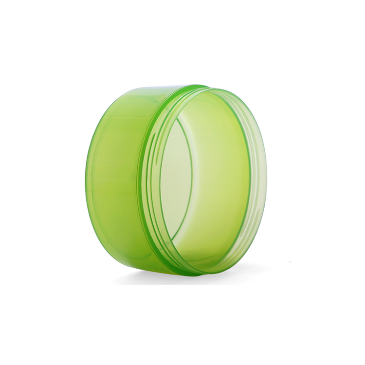 300ml Pp Plastic Cosmetic Container Plastic Jar Green Aloe Vera Gel Jar