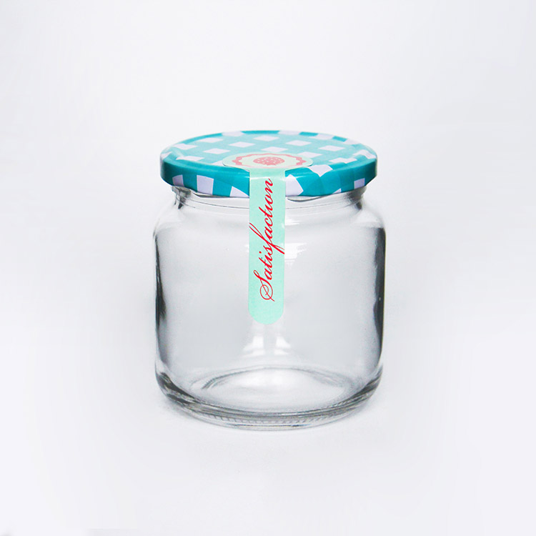 300ml Wide Mouth Empty Round Glass Jar For Nuts Jam Honey Food Storage Jar With Twist-off Cap