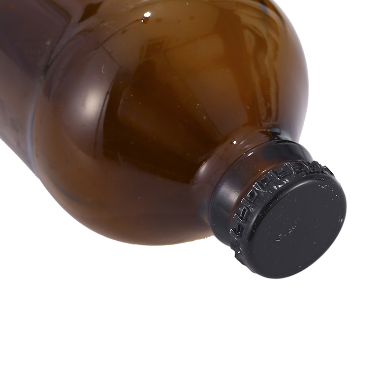 300ml amber craft beer glass bottles with crown neck