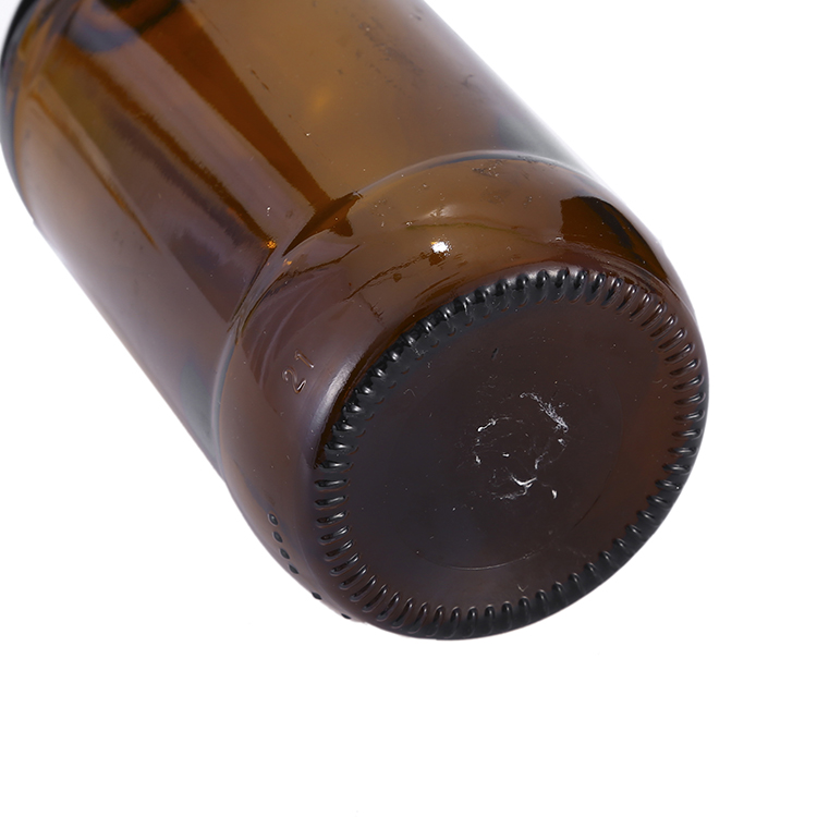 300ml amber craft beer glass bottles with crown neck