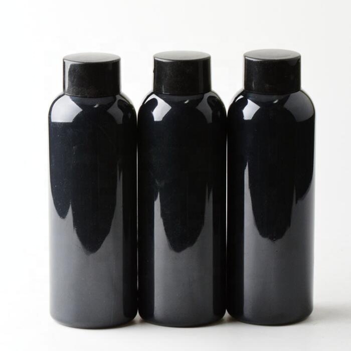 300ml black bottle with screw cap