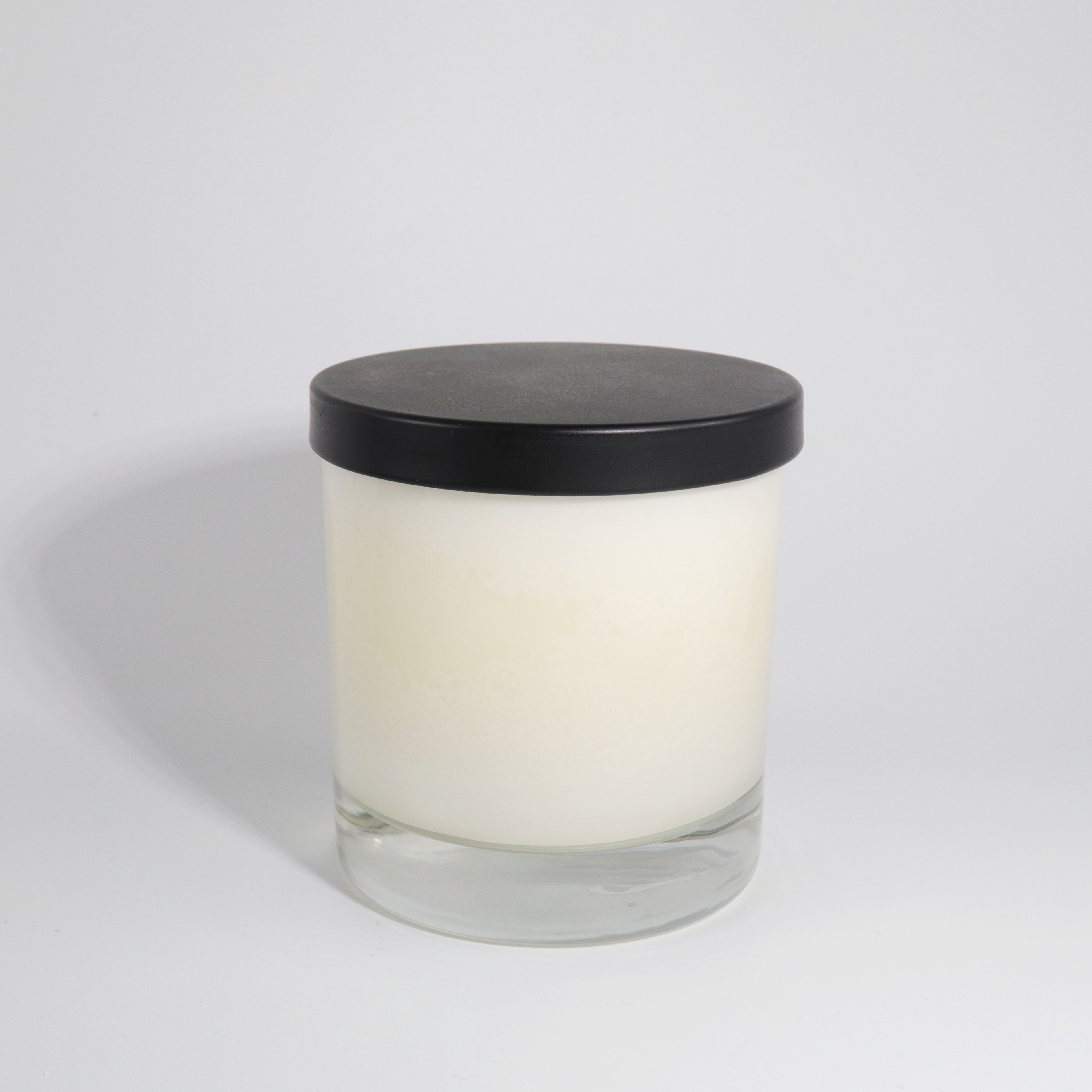 300ml empty clear candle glass jars with lids
