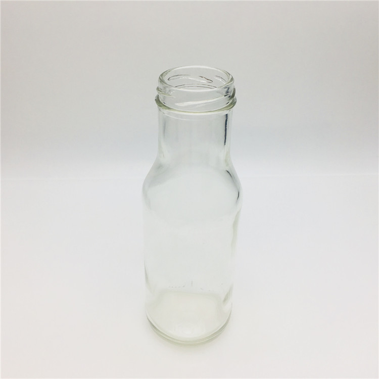 300ml flint glass bottle for juice glass juice bottles with gold covers wholesale