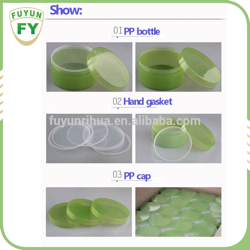 300ml plastic mason jar with metal lid