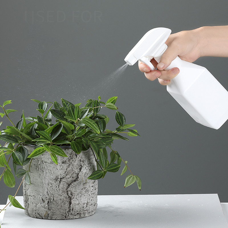 300ml500ml PET empty square detergent plastic trigger mist spray bottle
