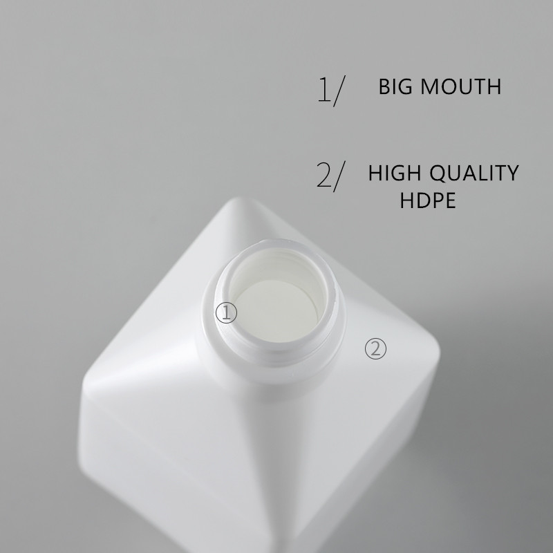 300ml500ml PET empty square detergent plastic trigger mist spray bottle