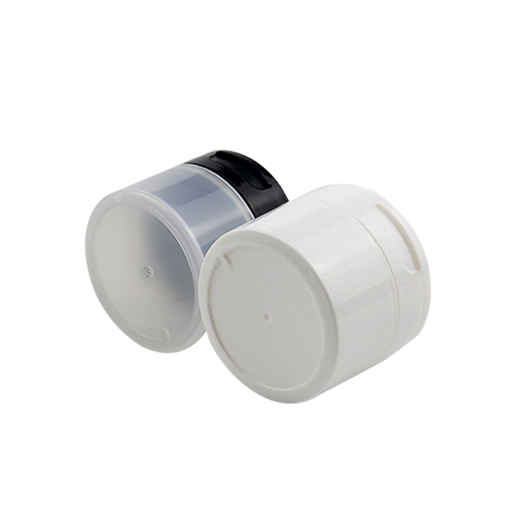 30G 50G 100G Cosmetic Flip Top Cap PP White Cosmetic Cream Jar