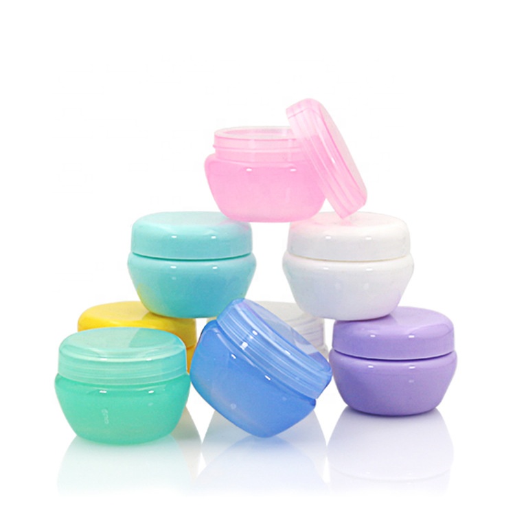 30G 50G 100G PP Double Layer Plastic White Makeup Cream Jar 50ml Empty Cosmetic Lotion Gel Container