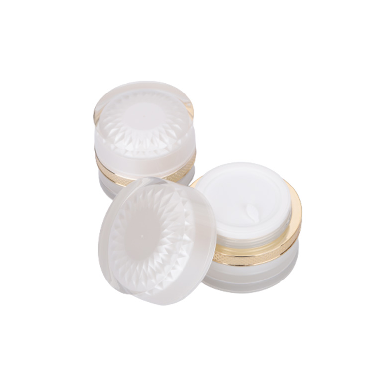 30G 50G 30ML 50ML 80ML 120ML Wholesale Round Frosted Cream Jar Cosmetic Luxury Personal Skin Care Custom Acrylic Jars
