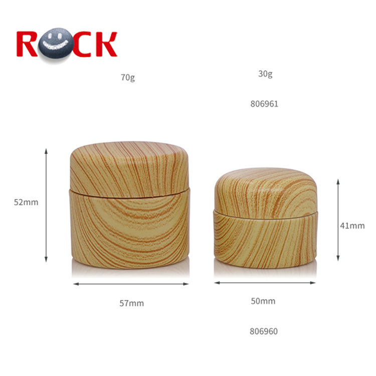 30G 70G Bamboo cosmetic packaging elegant  face cream jar