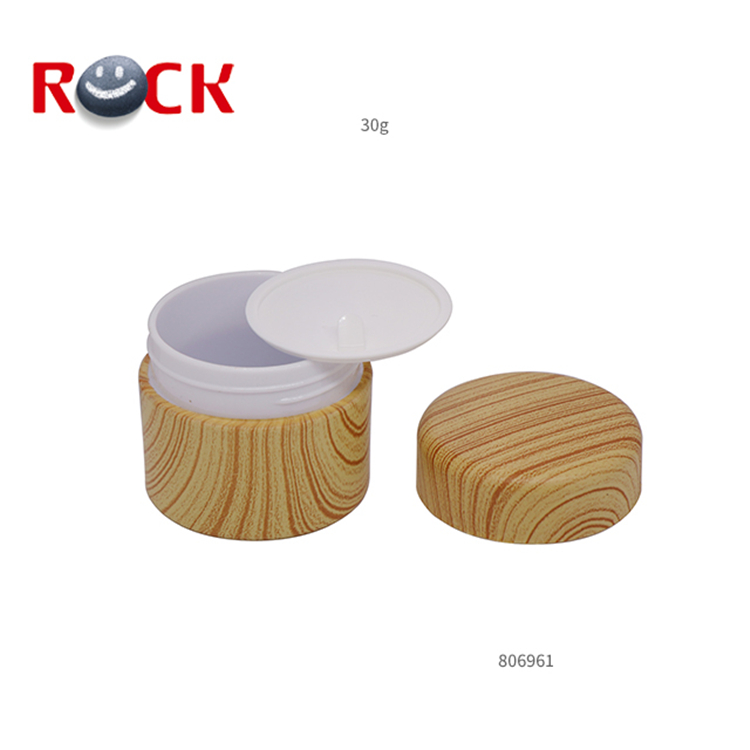 30G 70G Bamboo cosmetic packaging elegant face cream jar