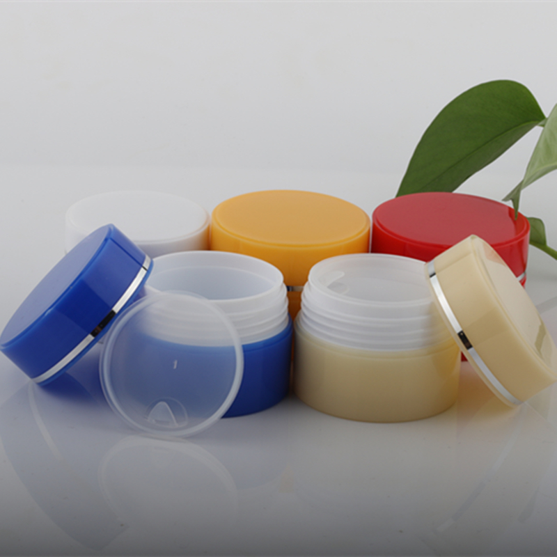 30G Double Layer Plastic Makeup Cream Jar,30ml Empty Cosmetic pp jar