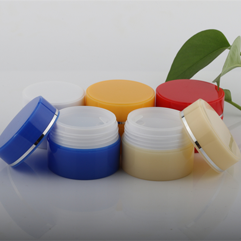 30G Double Layer Plastic Makeup Cream Jar,30ml Empty Cosmetic pp jar