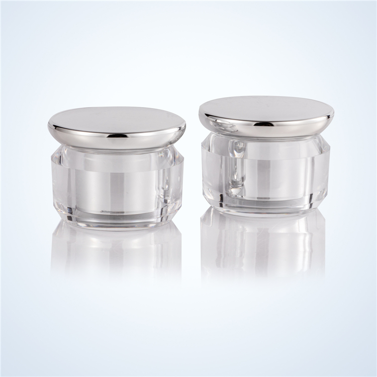 30G Empty Factory Cosmetic Cream Plastic Mason Jars And Bottles With Lids
