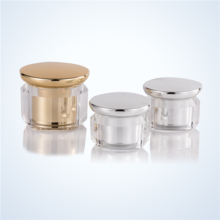 30G Empty Factory Cosmetic Cream Plastic Mason Jars And Bottles With Lids