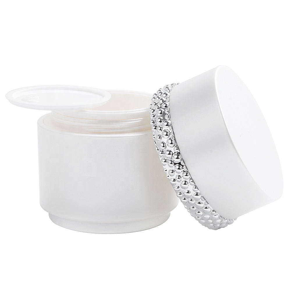30ML 50ML 100ML Cylinder ABS Plastic Cosmetic Jars Luxury
