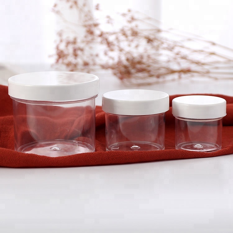 30ML 60ML 150MLPlastic cosmetic jar Factory deliver Empty cosmetic packing Clear lotion container