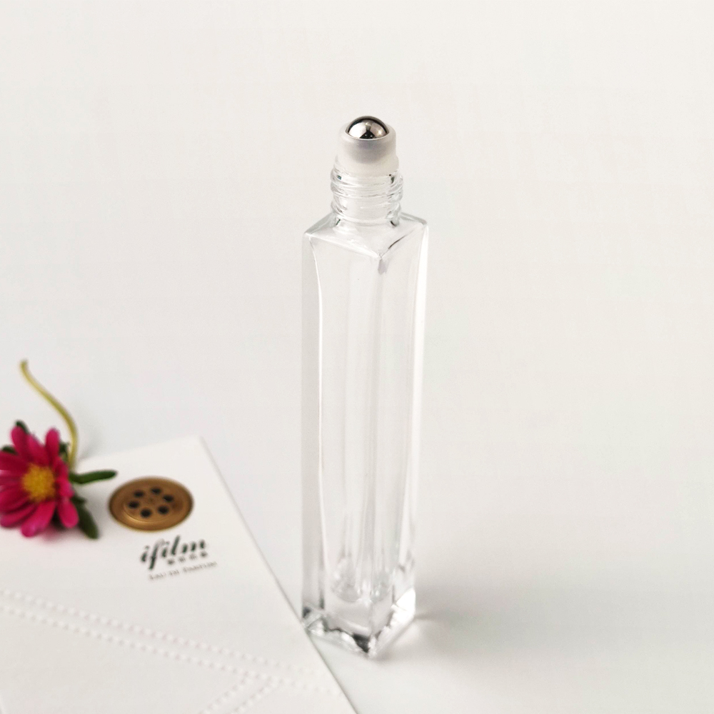 30ML Portable Travel Size Flint Glass Refillable Perfume Spray Bottle Roll On Essential Oil Perfume Deodorant Bottle