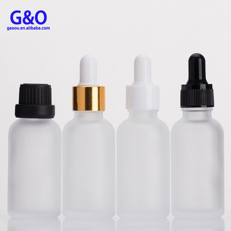30ML e-cig oil smoke oil Vape oil packing glass dropper bottle matte clear color glass bottle with glass pipette