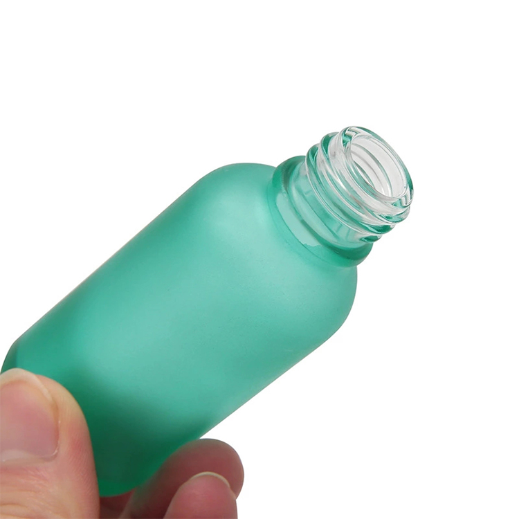 30ML essential oil plastic head dropper essence cosmetic clear glass bottles cosmetic packaging material glass dropper bottle