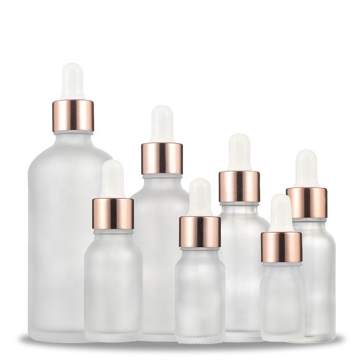 30Ml 50 Ml 2Oz 4Oz Glass Essential Oil Clear Dropper Bottles