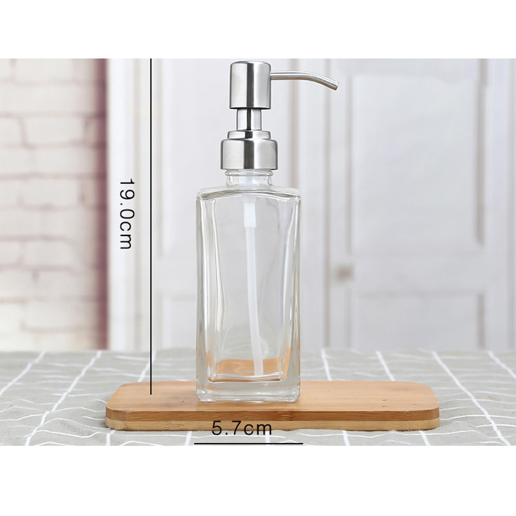 30Ml 50Ml 100Ml 150Ml Frosted Clear Glass Oil Cosmetic Dropper Bottle With Foam Spray Pump