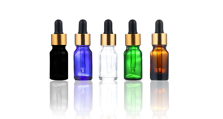 30Ml Glass Dropper Black Essential Oil Bottle