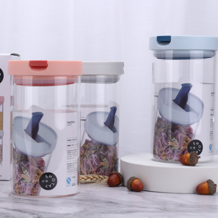 30OZ Glass Jars With Cover Kitchen Food Storage Bottles Mason Spice Jars Candy Storage Tea Box Kitchen Storage Can