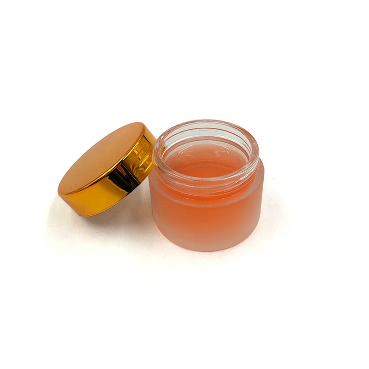 30g 2oz 4oz Empty Amber Clear Eye Facial Lotion Cream Glass Cosmetics Packaging Containers and Jar with Lid