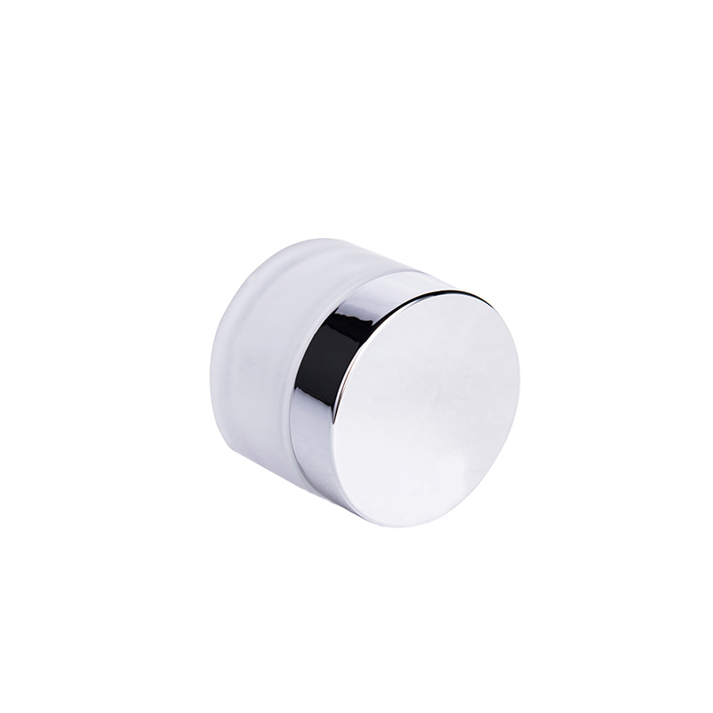 30g 30ml frosted glass cosmetic cream jar containers with aluminum lid